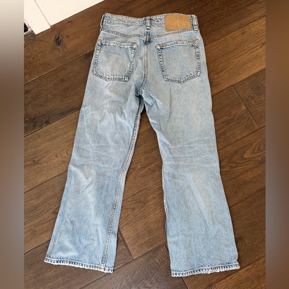 Rag and Bone Maya Cropped Flare Classic Blue Women's Jeans - Picture 8 of 8